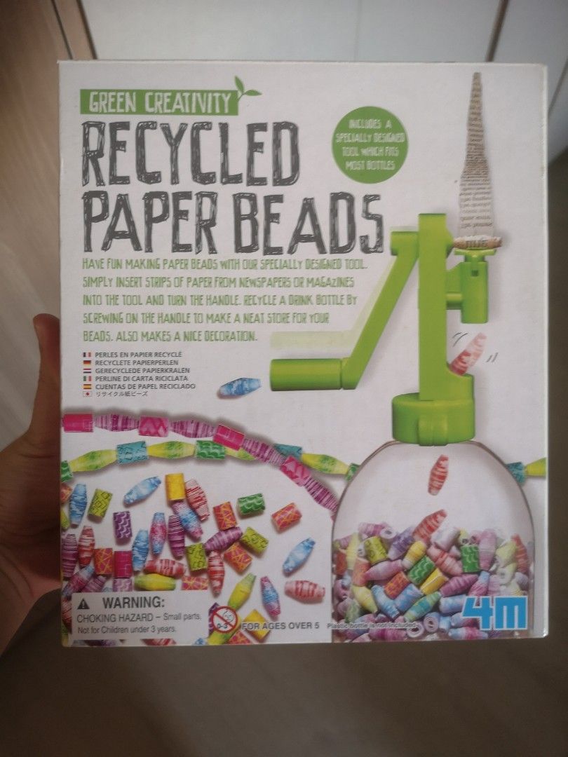 Recycled best sale paper beads