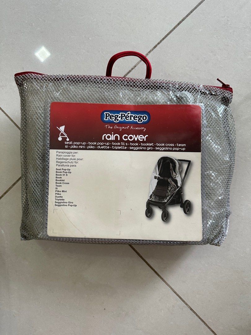 Peg perego stroller rain cover hot sale
