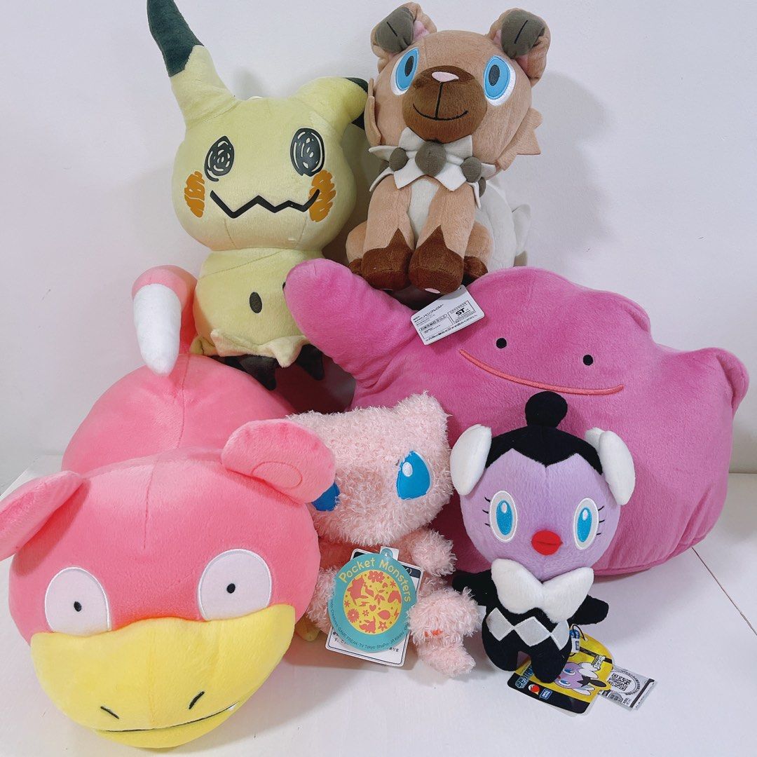 Pokemon Shiny Mew Plush Toys Dolls Cute Cartoon Mew Pokémon Plush Stuffed  Animals Toys