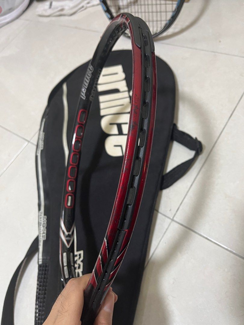 Prince Exo 3 Hybrid 100 Tennis Racket, Sports Equipment, Sports & Games