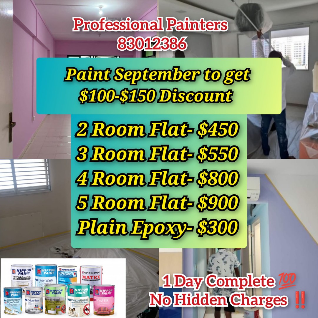 Professional painters/ Cheap Painting Service/Limewash/ epoxy painting