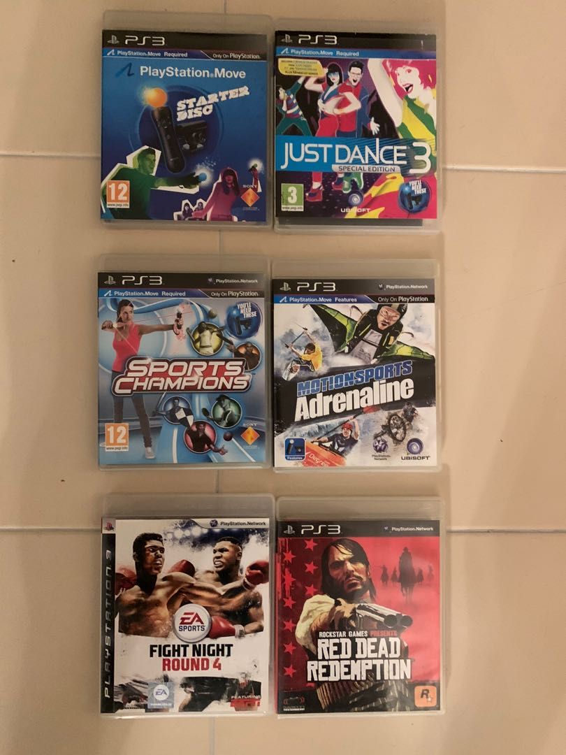 PS3 PS Move 15 Games