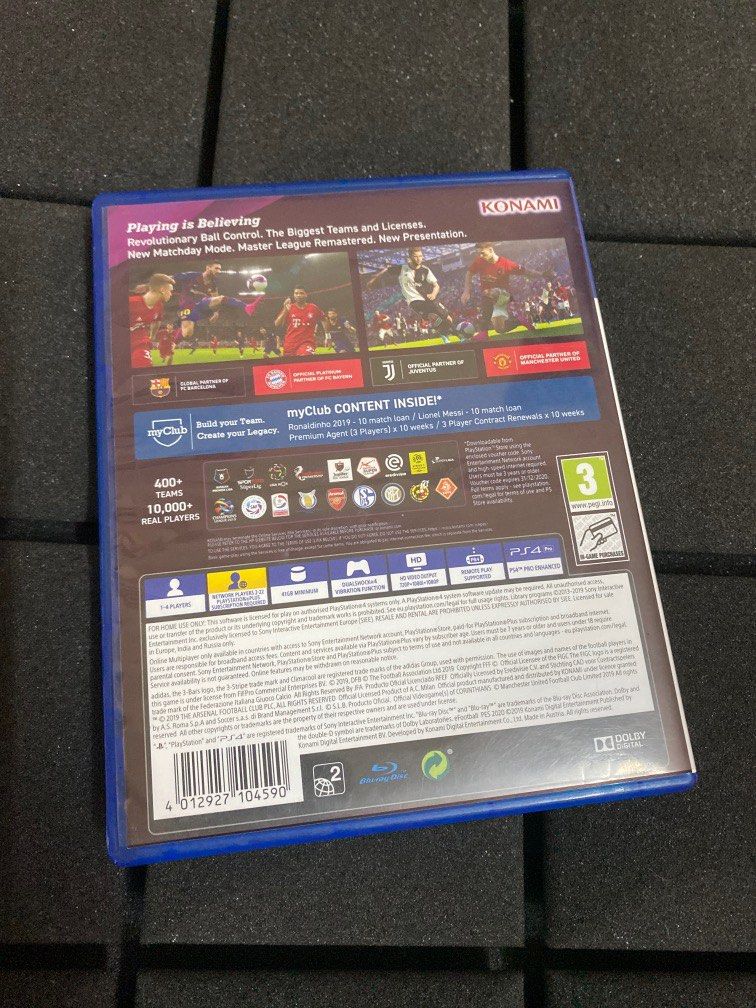 Pes 2020 discount used ps4
