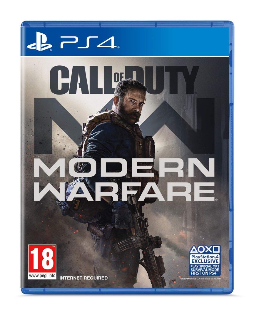 PS4 MODERN WARFARE 2019 20 Video Gaming Video Games