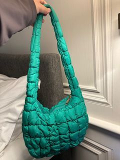 Puffer Pillow Bag Quilted Bag Handmade Puffy Tote Bag 