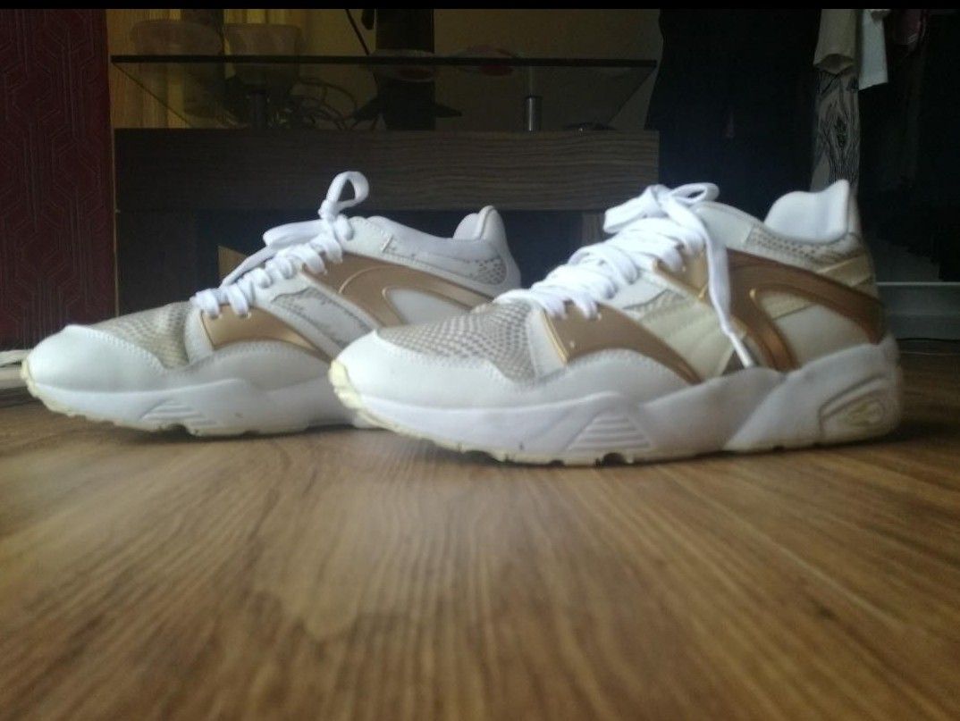 Puma white trinomic cheap