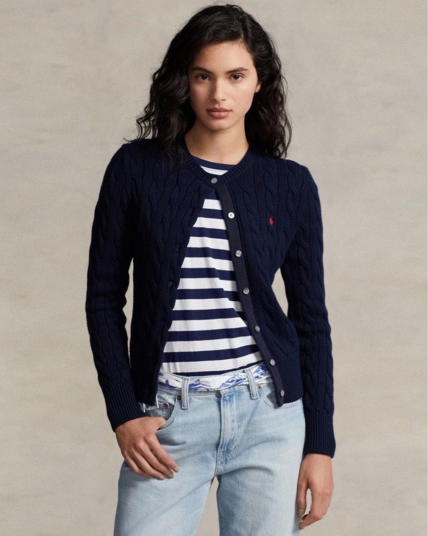Ralph lauren online knit cardigan