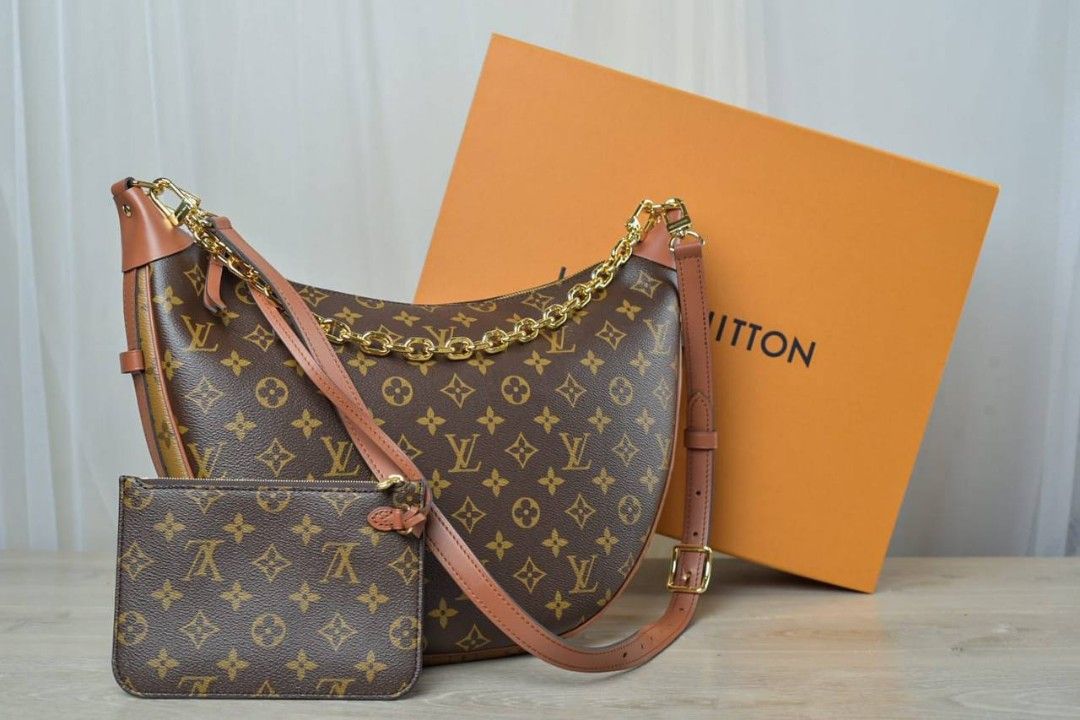 Louis Vuitton Loop Hobo GM Size M46311 Monogram Reverse Canvas **no pouch