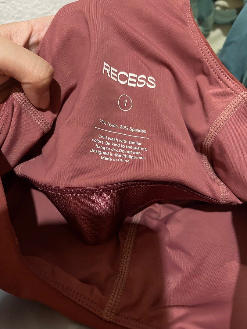 Recess Team Player Bra in Rust, Women's Fashion, Activewear on Carousell