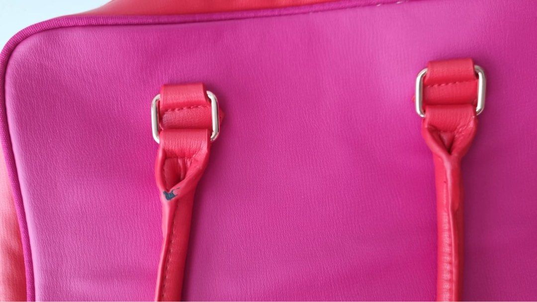 Red and new arrivals pink handbag