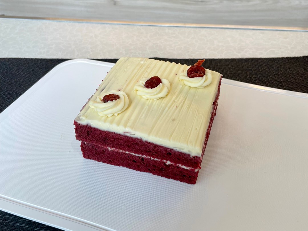 Slice of Red Velvet Cake