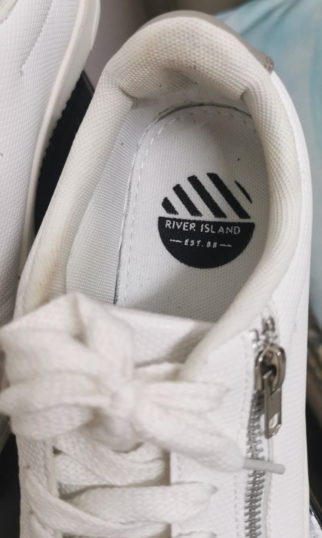 River island hotsell white shoes