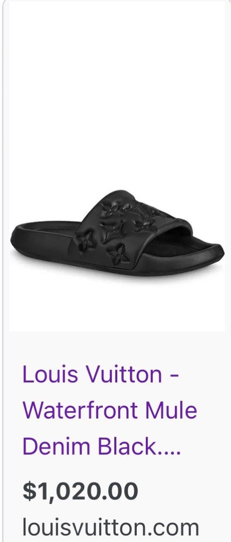 RTP$1020）Louis Vuitton waterfront mule sandals, Luxury, Sneakers