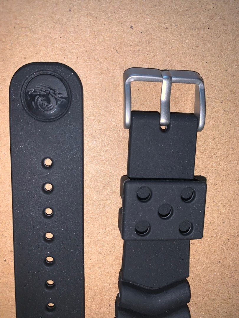 Black and Navy Blue rubber strap Ready stock Seiko Dive watch