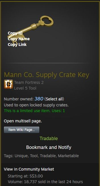 Selling Cheap TF2 Keys! (0 Instock) Each), Video Gaming