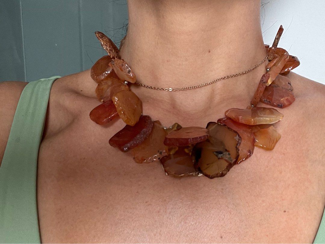 Semi precious stone shop choker