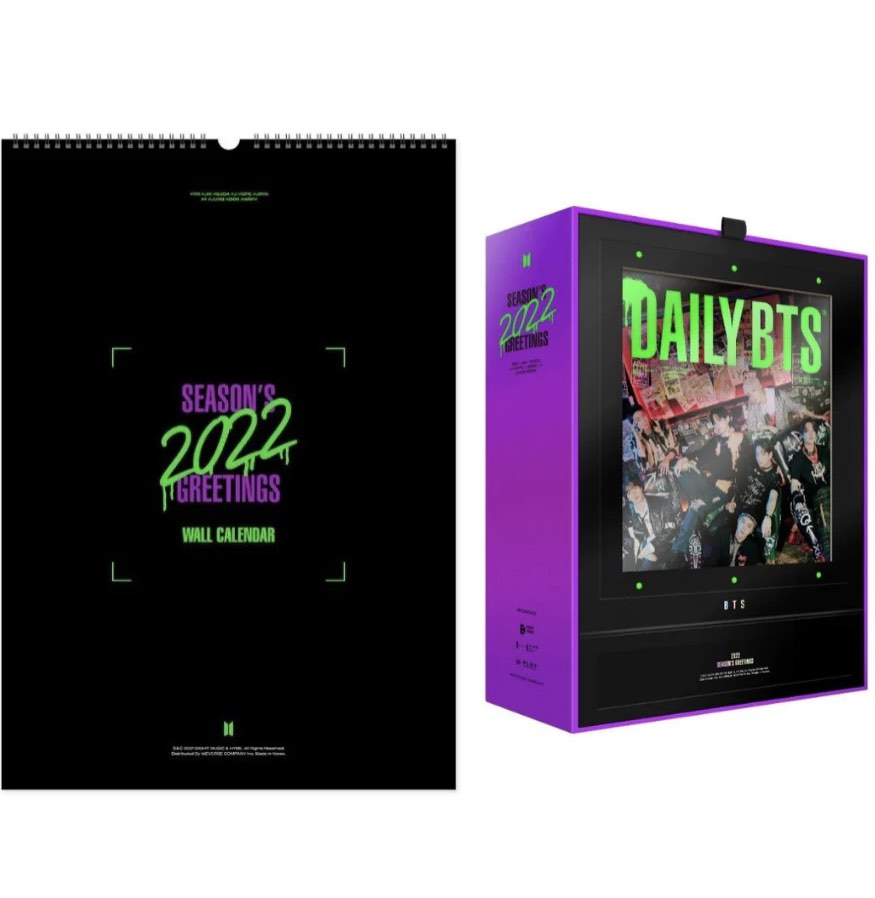 [SET] OFFICIAL BTS 2022 SEASON’S GREETINGS + WALL CALENDAR, Hobbies