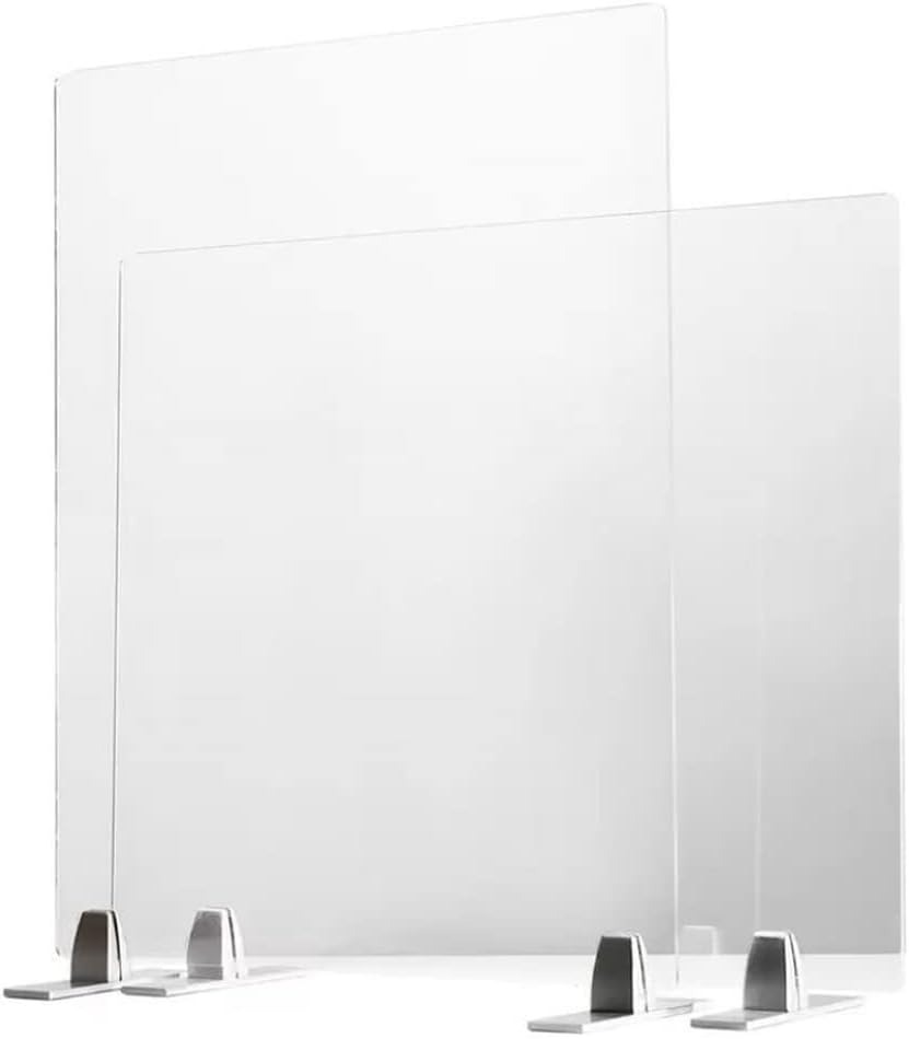 Seville Classics UltraShield Acrylic Tabletop Shield, 2pack, 24" x 30