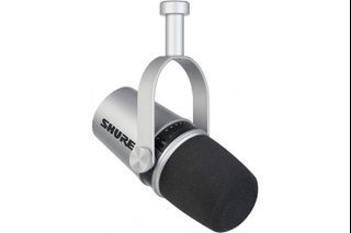 SHURE MV7-S PODCAST MICROPHONE (SILVER)