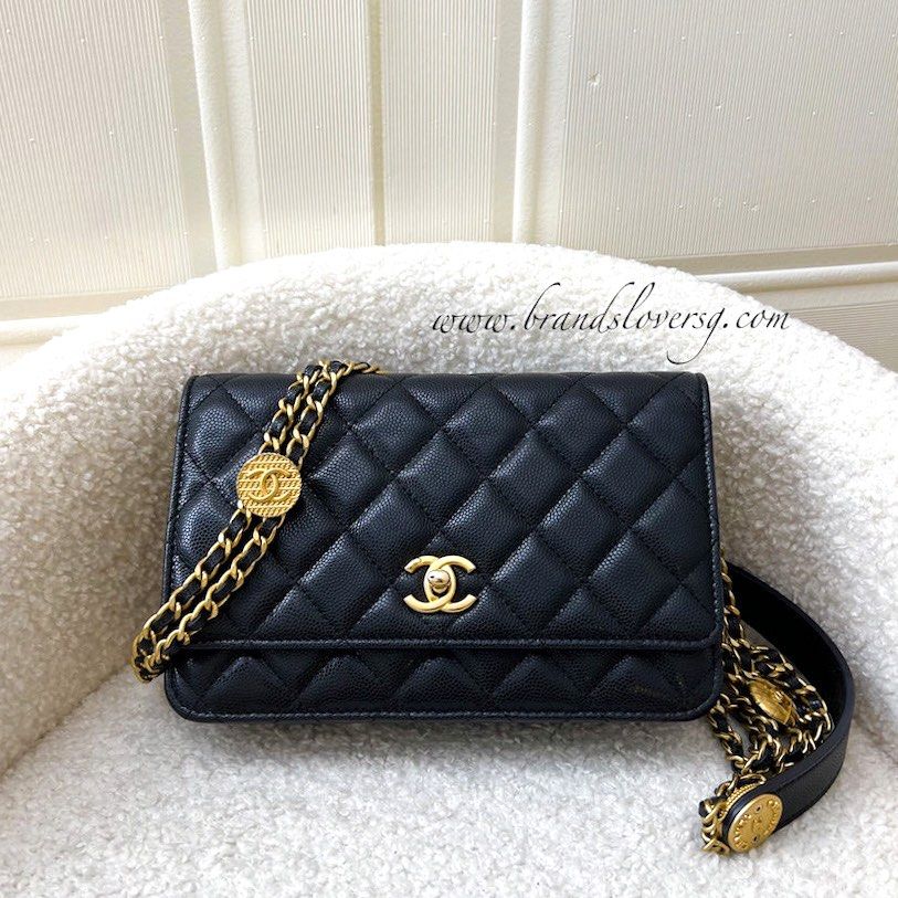 ✖️SOLD✖️ Chanel 22A Twist Your Buttons Wallet on Chain WOC