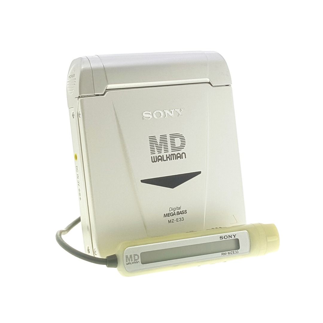 人気商品は SONY ソニー MDウォークマン つぶやき MDプレーヤー MZ-E33 動作 ポータブルプレーヤー