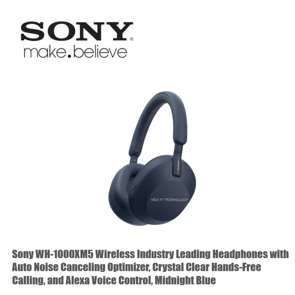  Sony WH-1000XM5 The Best Wireless Noise Canceling Headphones  with Auto Noise Canceling Optimizer, Crystal Clear Hands-Free Calling, and  Alexa Voice Control, with Portable Wireless Charger (Silver) : Electronics
