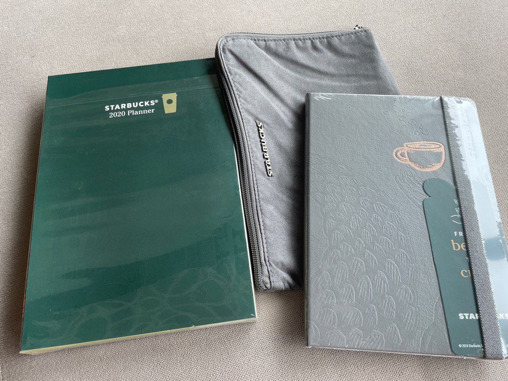 Starbucks 2020 planner on Carousell