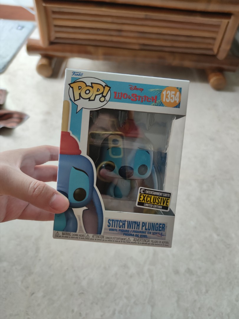 Funko Pop! Disney: Lilo & Stitch - Stitch with Plunger Entertainment