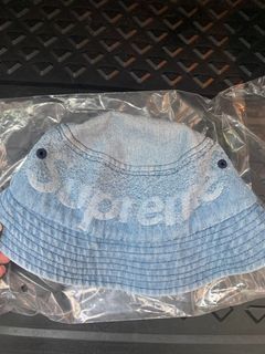Supreme fade jacquard denim crusher bucket hat