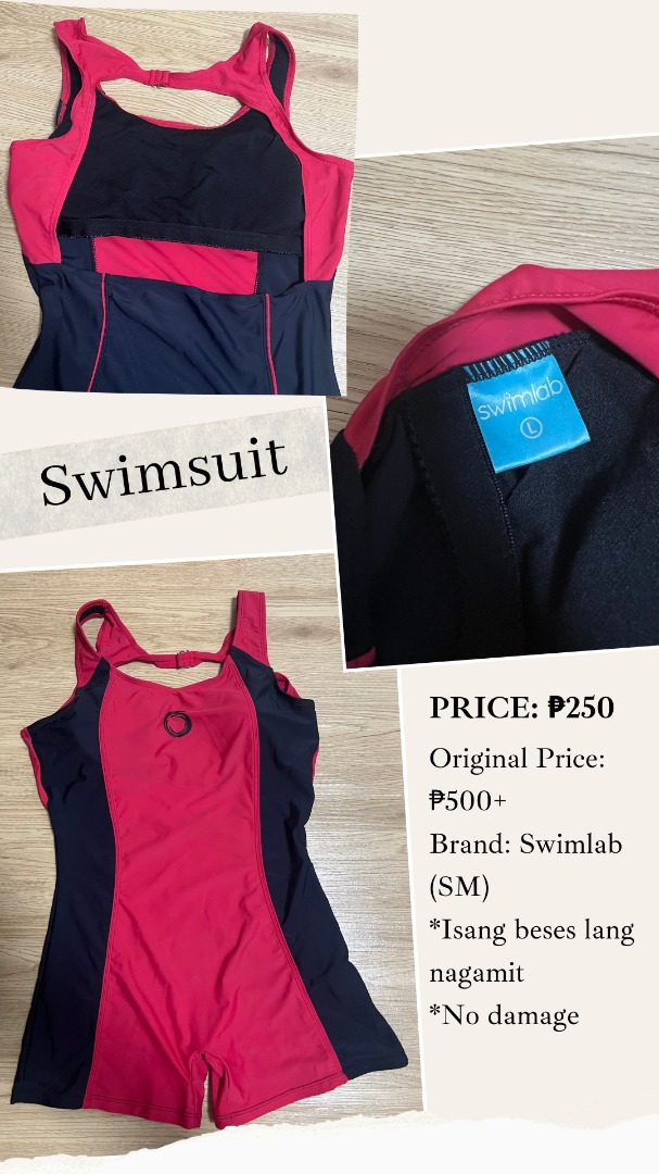 Swimlab One Piece Swimsuit Shorts on Carousell