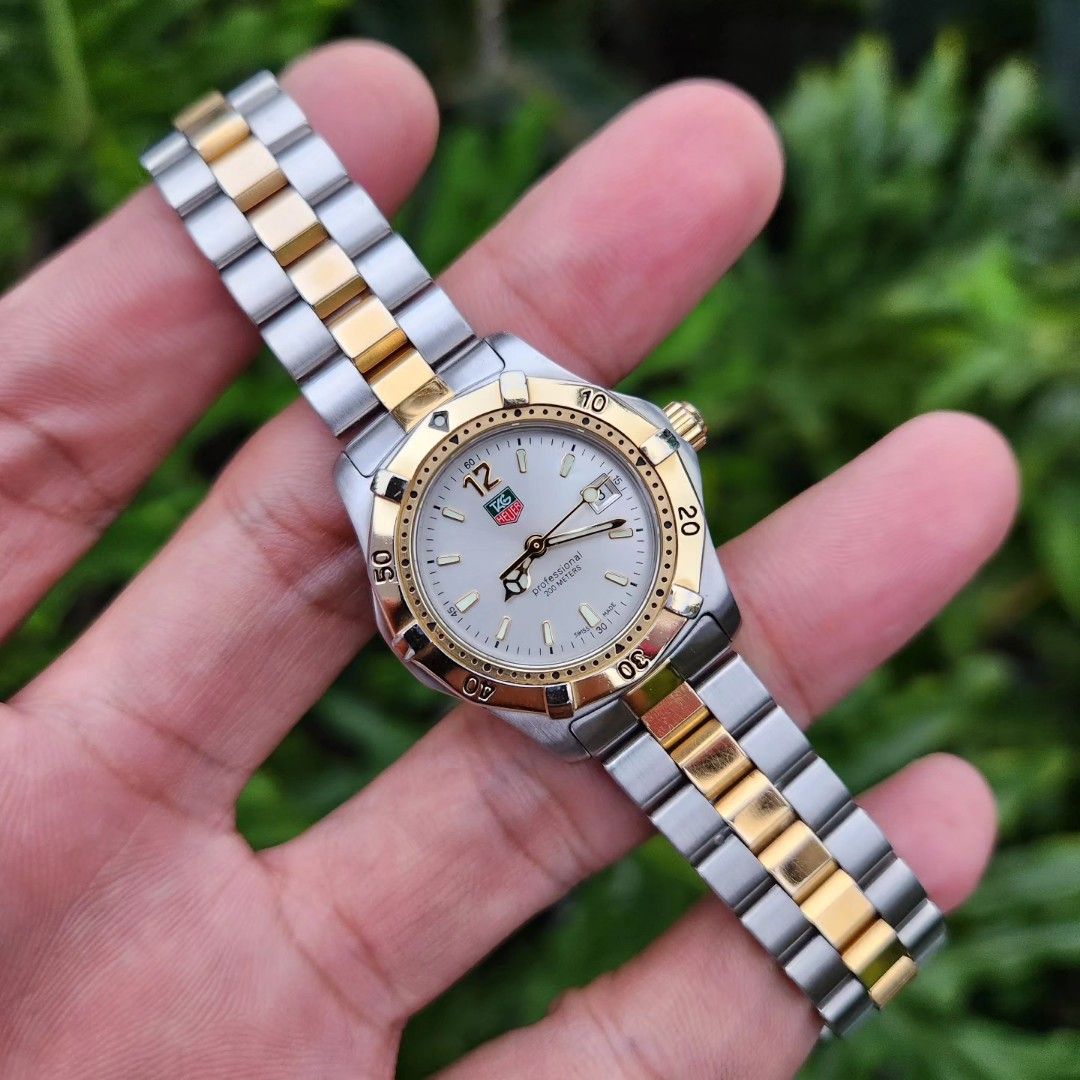 Tag Heuer Ladies Professional Two Tone Silver Dial