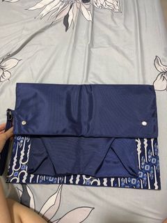 Tas Laptop Batik Biru