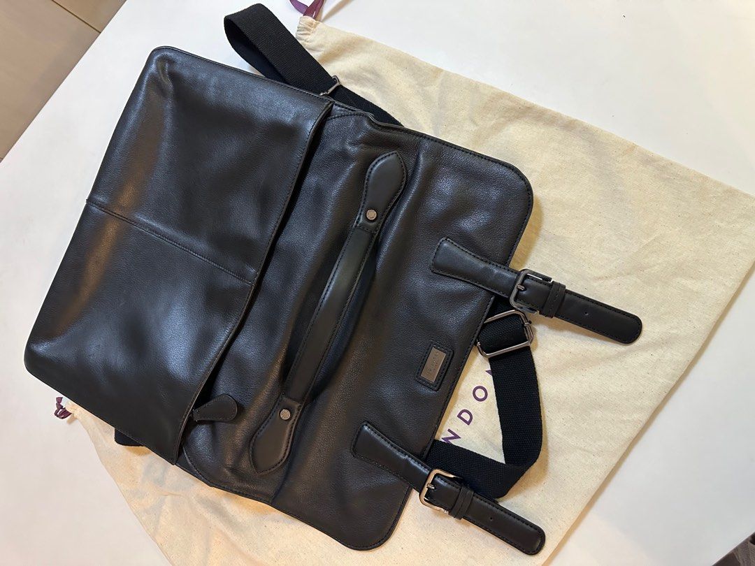TED BAKER LONDON Men s Crossbody Leather Satchel Men s Fashion