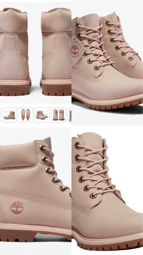 Light pink timbs discount