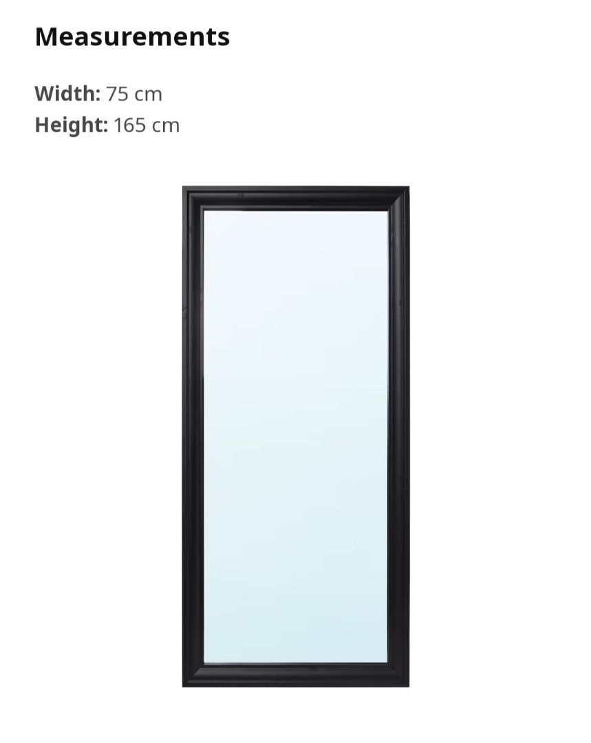 TOFTBYN Ikea Mirror, Furniture & Home Living, Home Decor, Other Home