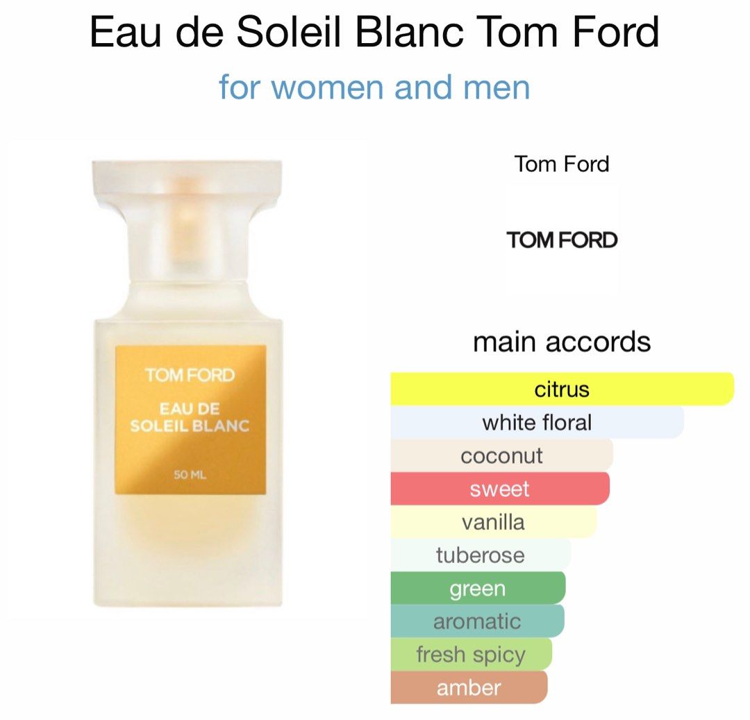 tom ford eau de soleil blanc eau de toilette 100ml