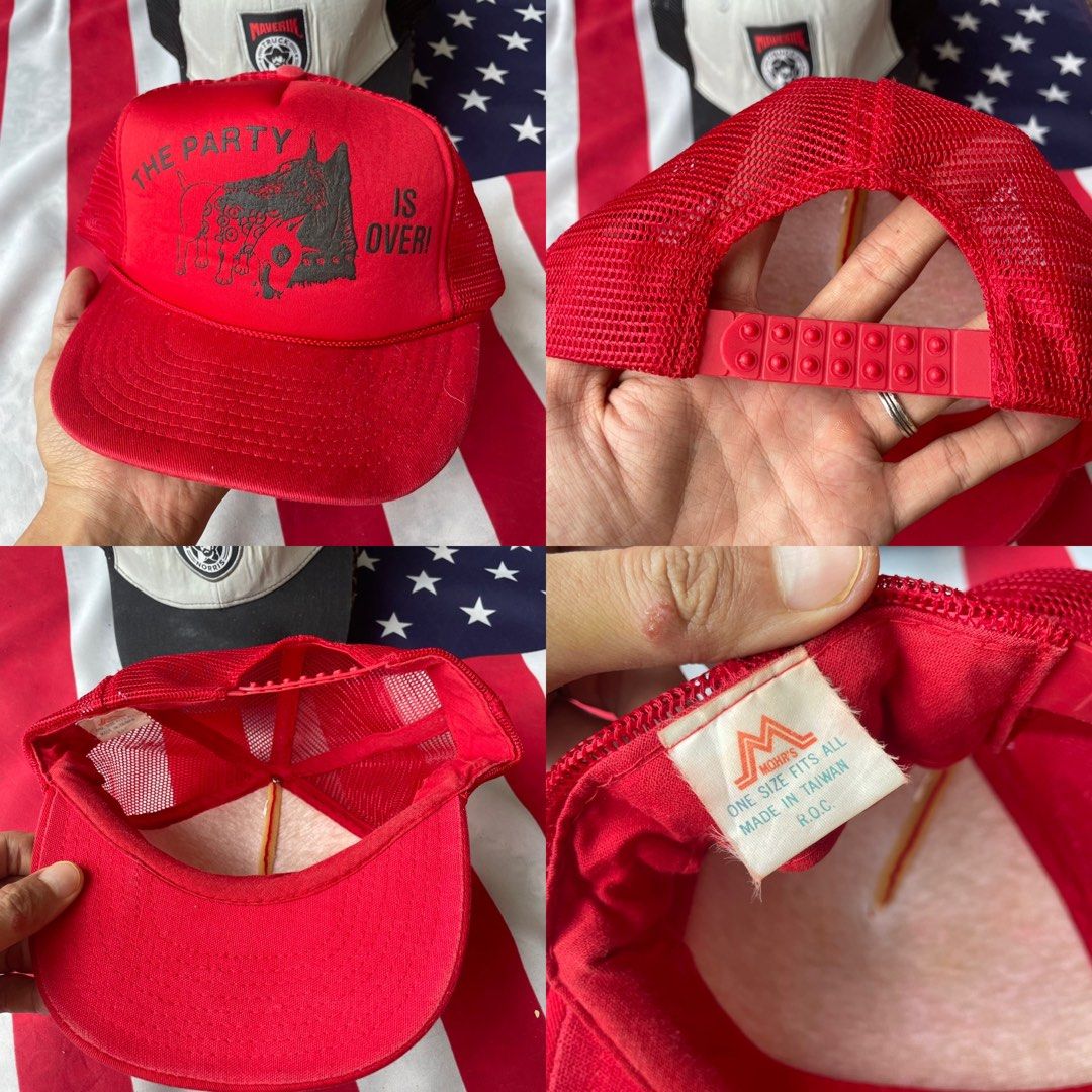 Red Casual Baseball Fashion Sports Cap, Size: M