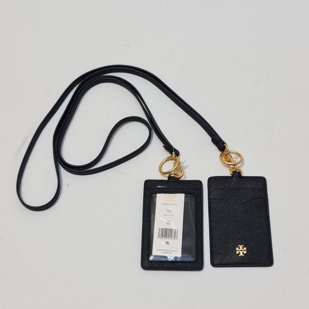 tory burch emerson saffiano lanyard id I review I unboxing #shorts