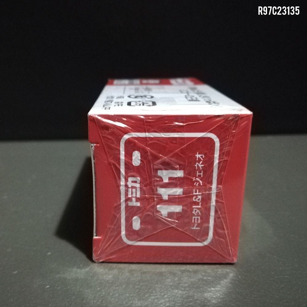 Tomica #111 - Toyota L&F Geneo Miniature 1/62, Couleur Orange, Modèle Réduit Diecast De Collection