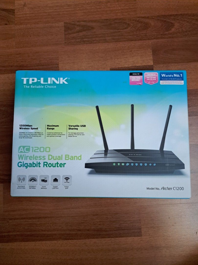 TP-LINK AC1200 Router, Computers & Tech, Parts & Accessories ...