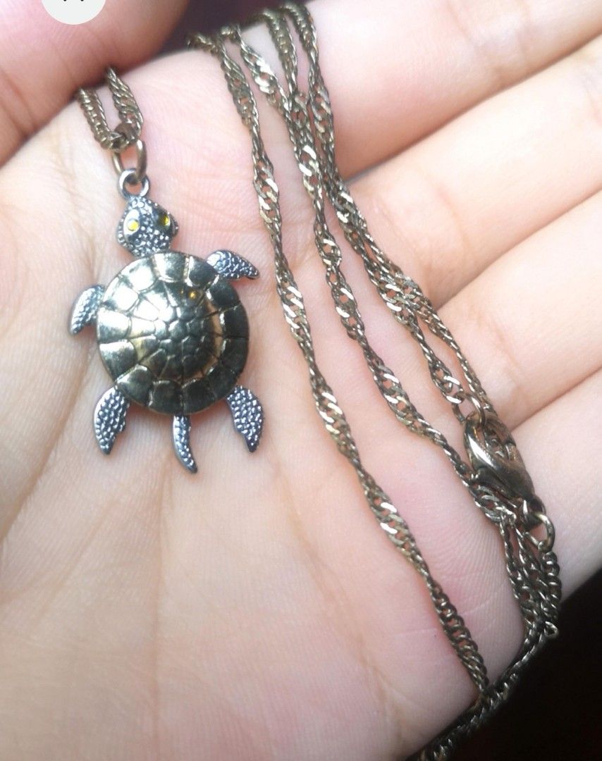 Turtle shop necklace men