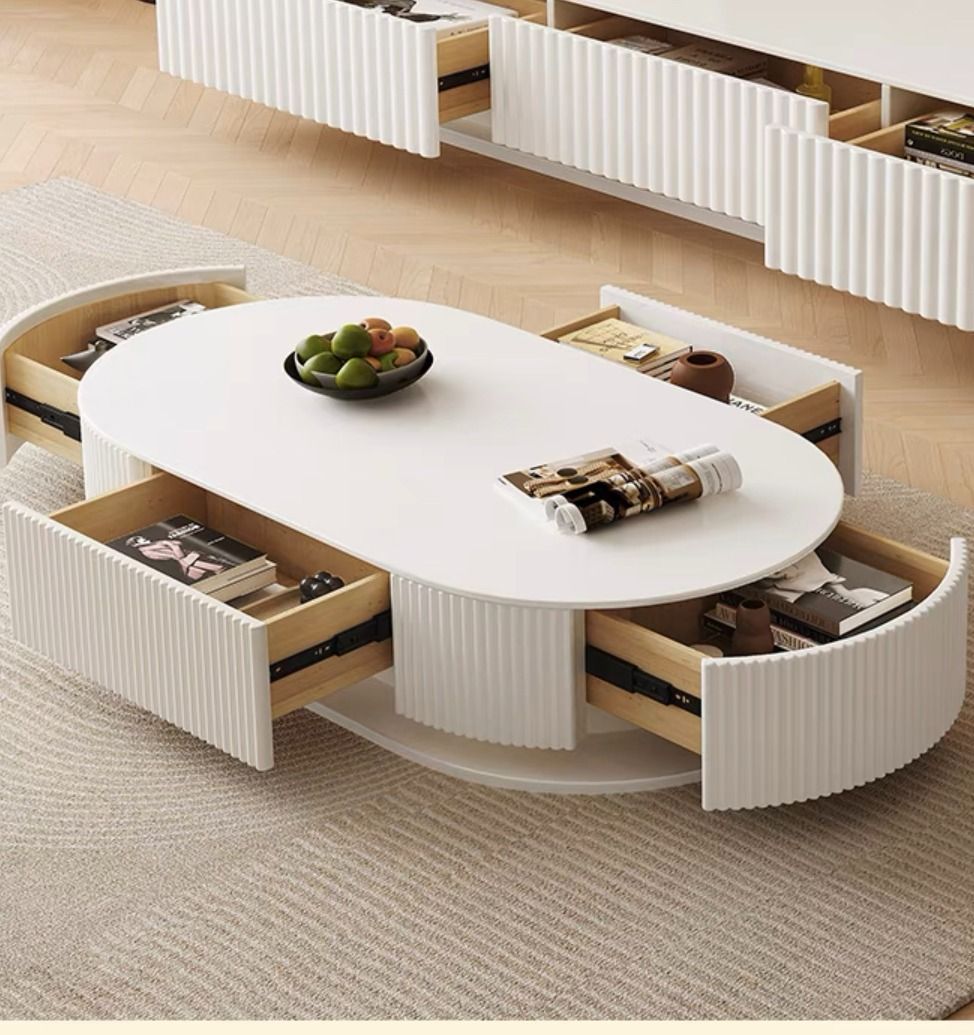TV Console Coffee Table Modern JAX, Furniture & Home Living, Furniture ...
