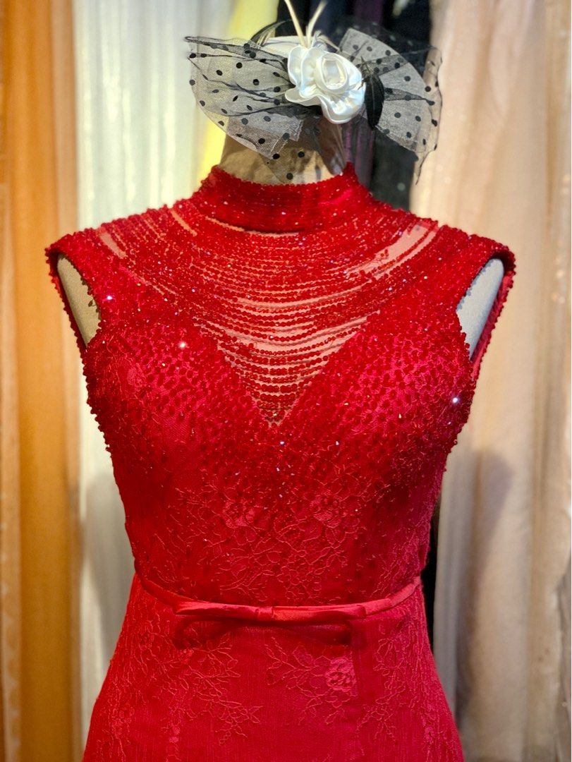 Ukay red Crazy Rich Asian Inspired Gown