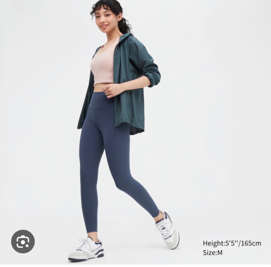 Uniqlo WOMEN AIRism Seamless Support High Rise Leggings, Women's Fashion,  Activewear on Carousell