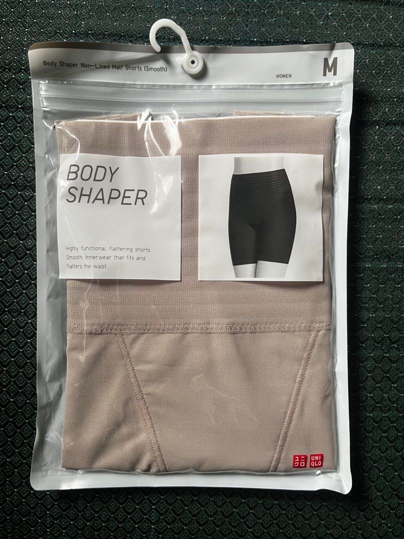 Uniqlo Body Shaper Non-Lined Half Shorts (Smooth), Women's Fashion