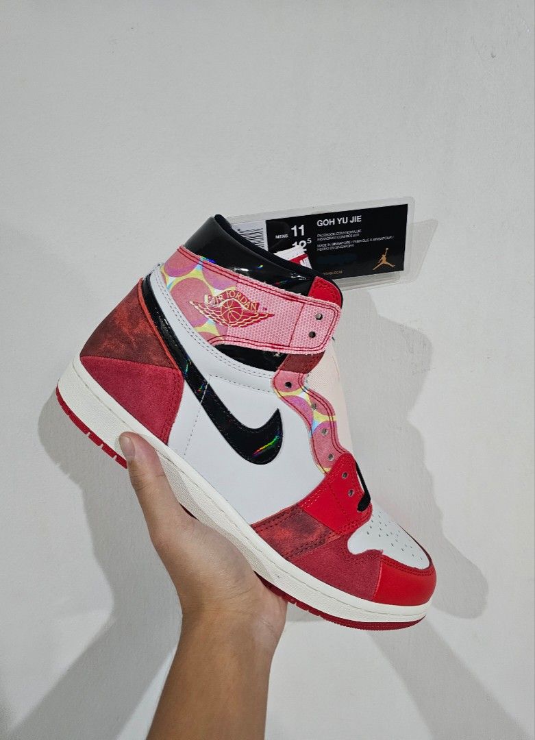 Jordan 1 spiderman 10.5 cheap