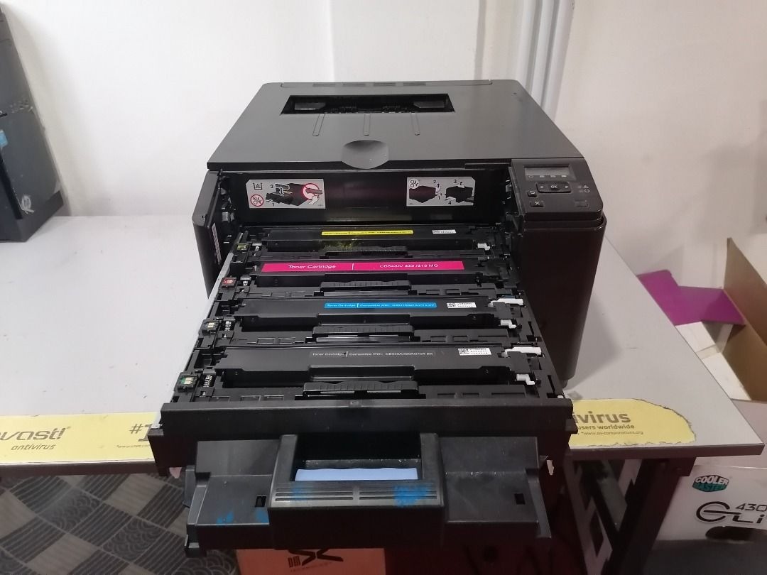 Used Color Laser Printer with Lan port good con!!, Computers & Tech
