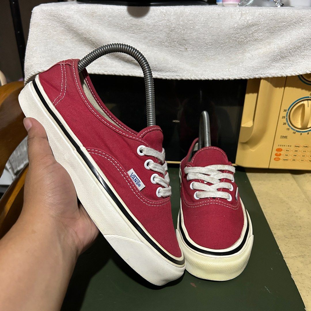 Vans authentic 44 outlet dx racing red