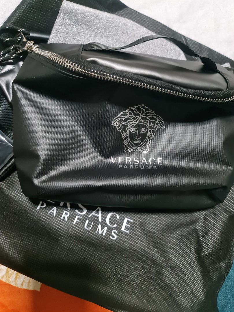 VERSACE POUCH, Women's Fashion, Bags & Wallets, Purses & Pouches on ...