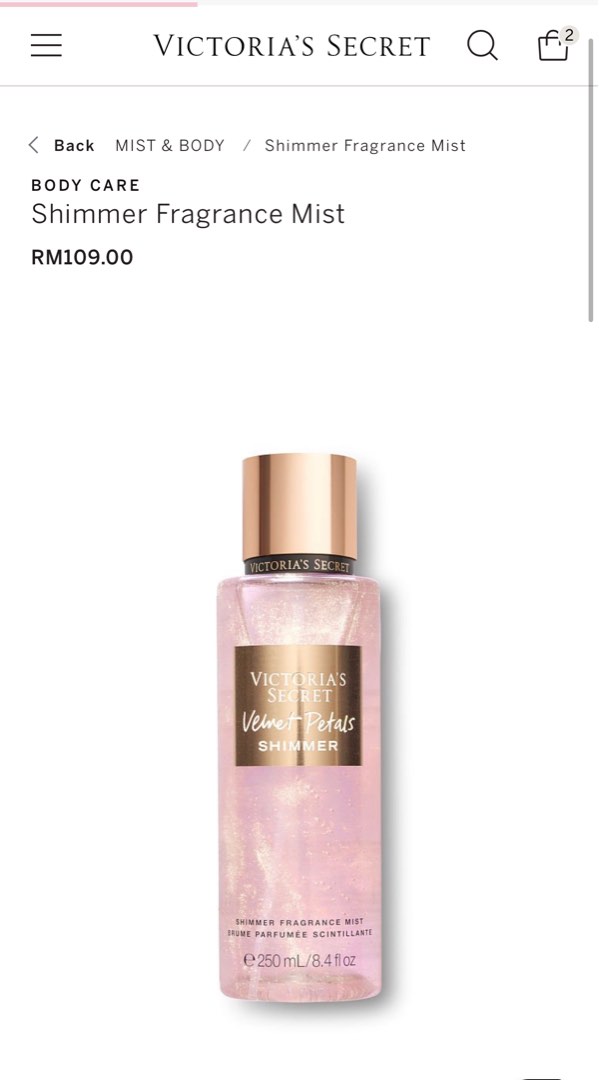 Victoria secret shimmer velvet petals sales